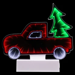 LED 3D Truck Christmas Infinity Mirror - 7.25