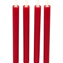 LED Flickering Flameless Taper Christmas Candles - 9.75