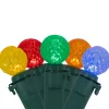 LED G12 Berry Christmas Lights - Multicolor - 16' Green Wire - 50 ct