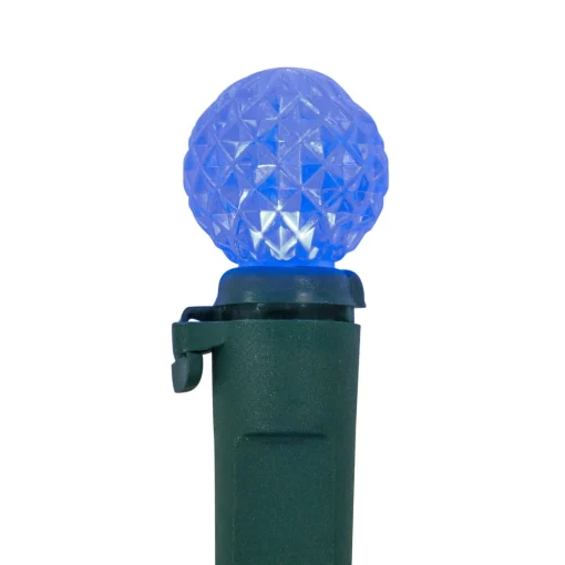 LED G12 Berry Christmas Lights - Multicolor - 16' Green Wire - 50 ct