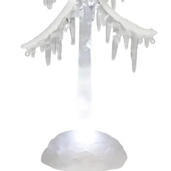 LED Lighted Acrylic Icicle Tree with Cardinals Christmas Decoration - 14