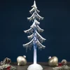 LED Lighted Acrylic Icicle Tree Christmas Decoration - 18"