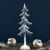 LED Lighted Acrylic Icicle Tree Christmas Decoration - 14"