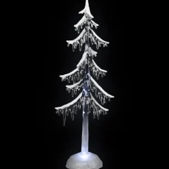 LED Lighted Acrylic Icicle Tree Christmas Decoration - 14