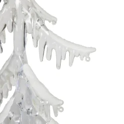 LED Lighted Acrylic Icicle Tree Christmas Decoration - 14