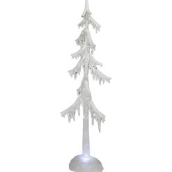 LED Lighted Acrylic Icicle Tree Christmas Decoration - 14