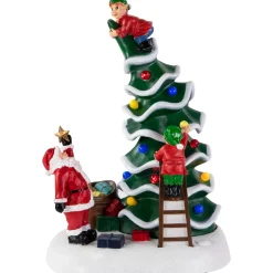 LED Lighted Animated and Musical Santa's Helpers Christmas Decoration - 12"