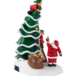 LED Lighted Animated and Musical Santa's Helpers Christmas Decoration - 12