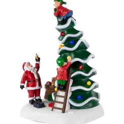 LED Lighted Animated and Musical Santa's Helpers Christmas Decoration - 12