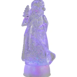 LED Lighted Color Changing Acrylic Santa Claus Christmas Decoration - 10