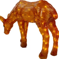 LED Lighted Commercial Grade Acrylic Reindeer Outdoor Christmas Decoration - 22