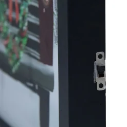 LED Lighted Framed Vintage Truck Christmas Wall Canvas - 15.75