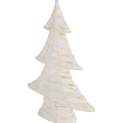 LED Lighted Glitter Christmas Tree - 18.5