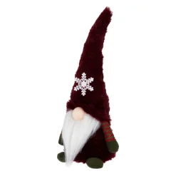 LED Lighted Gnome with Snowflake Christmas Figure - 13