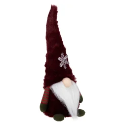 LED Lighted Gnome with Snowflake Christmas Figure - 13