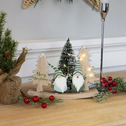 LED Lighted Gnomes and 