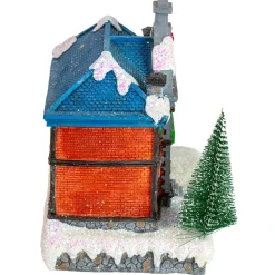 LED Lighted Post Office Christmas Village Decoration - 7