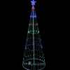 LED Lighted Show Cone Christmas Tree Outdoor Decoration - 12' - Multicolor