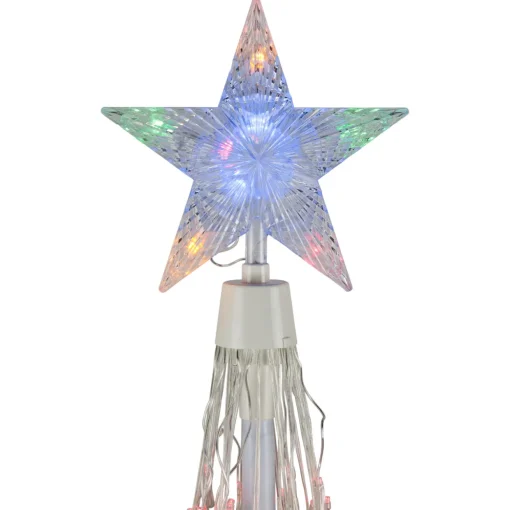 LED Lighted Show Cone Christmas Tree Outdoor Decoration - 6' - Multicolor Lights