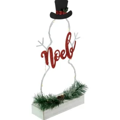 LED Lighted Snowman Silhouette Christmas 
