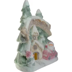 LED Lighted Snowy Winter Village 