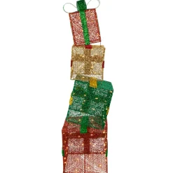LED Lighted Stacked Christmas Gifts Outdoor Decoration - 53