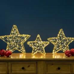 LED Lighted Stars Outdoor Christmas Decorations - 14