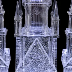 LED Lighted Winter Church Acrylic Christmas Decoration - 17.5