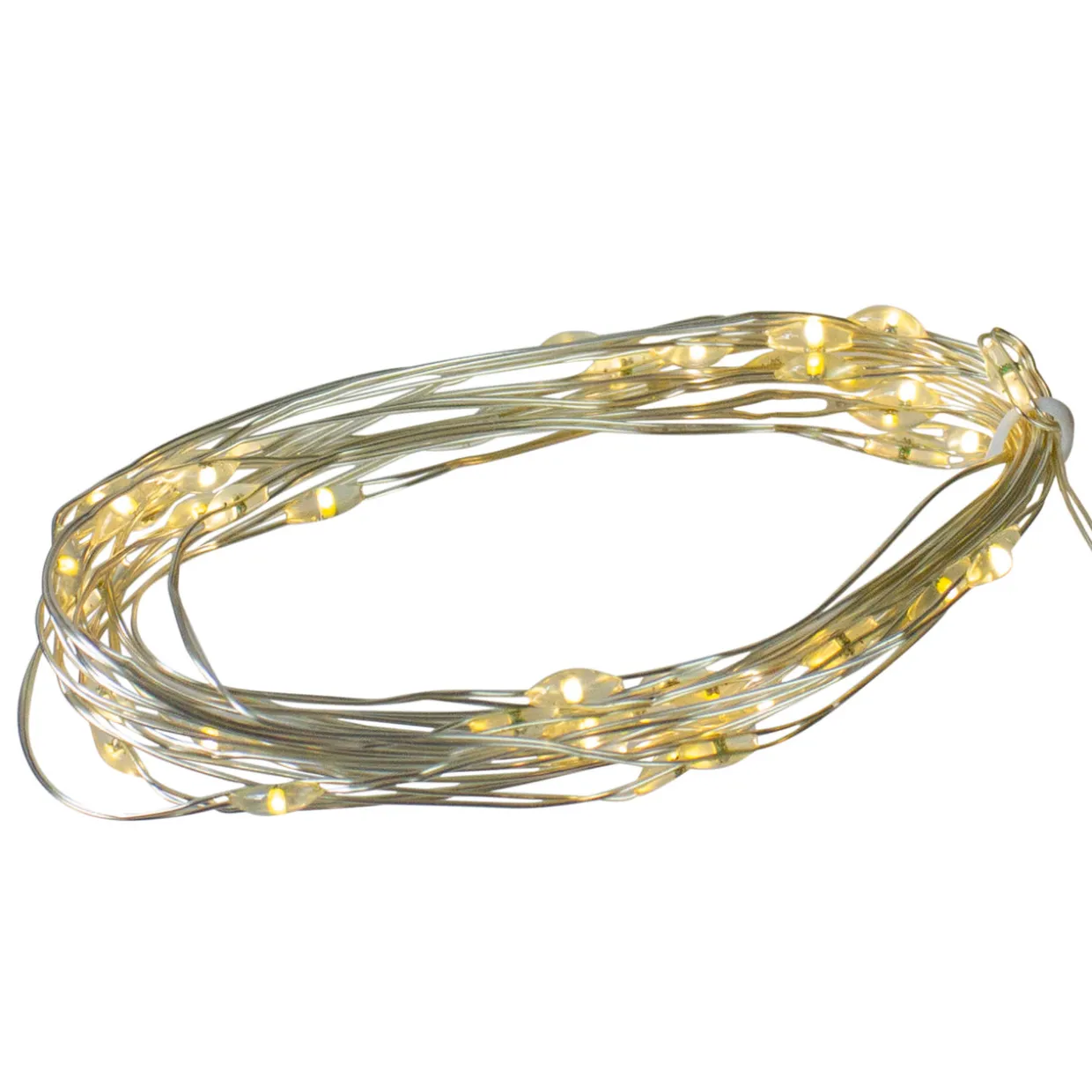 LED Multi-Function Curtain Christmas Lights - 4' x 8' - Warm White Lights