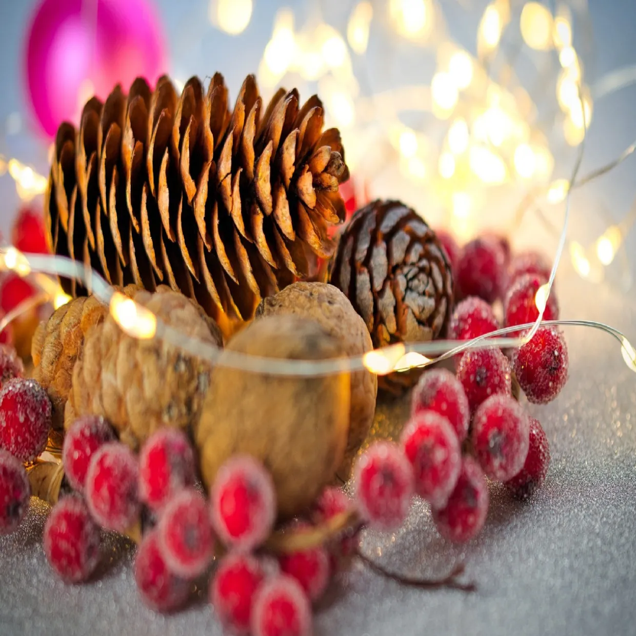 LED Multi-Function Curtain Christmas Lights - 4' x 8' - Warm White Lights