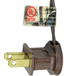 LED Net Style Tree Trunk Wrap Christmas Lights - Orange - 2' x 8' - Brown Wire