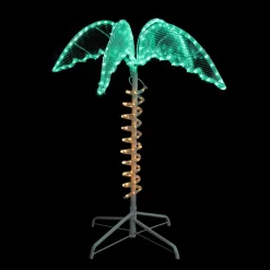 LED Palm Tree Rope Light Outdoor Decoration - 2.5' - Green and Clear Lights