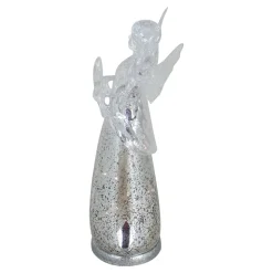 Lighted Angel Holding a Star Christmas Figurine - 13”