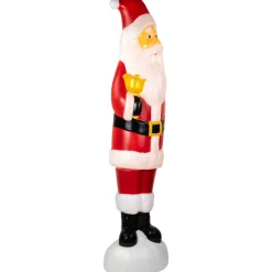 Lighted Blow Mold Santa Claus Outdoor Christmas Decoration - 59