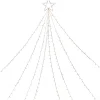 Lighted Christmas Tree Display Outdoor Decoration - 12' - Clear Lights