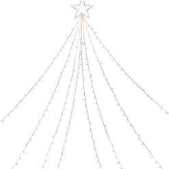 Lighted Christmas Tree Display Outdoor Decoration - 12' - Clear Lights