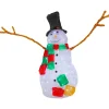 Lighted Commercial Grade Acrylic Snowman Outdoor Christmas Decoration - 23"