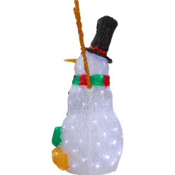 Lighted Commercial Grade Acrylic Snowman Outdoor Christmas Decoration - 23