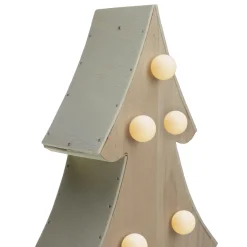 Lighted 3D Wooden Christmas Tree Decoration - 15