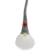 Lighted Gnome with Heart Hat Christmas Figure - 13" - Gray