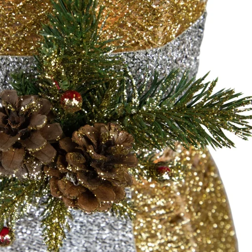 Lighted Golden Angel Christmas Decoration - 68" - Clear Lights