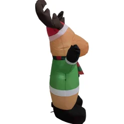 Lighted Inflatable Reindeer Outdoor Christmas Decoration - 4.25'