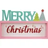 Lighted "Merry Christmas" Shadow Box Christmas Tree Decoration - 10" - Multicolor