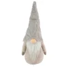 Lighted Nose and Plush Hat Christmas Gnome Decoration - 10"