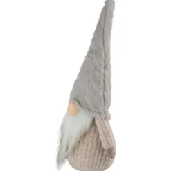 Lighted Nose and Plush Hat Christmas Gnome Decoration - 10