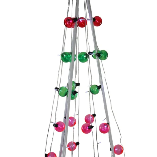 Lighted Show Cone Christmas Tree Outdoor Decoration - 6' - Multicolor
