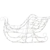 Lighted Sleigh Outdoor Christmas Decoration - 42" - Clear Lights