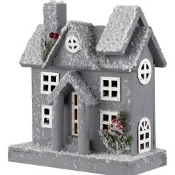 Lighted Snowy House Christmas Decoration - 11
