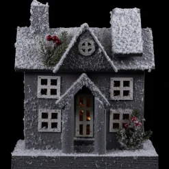 Lighted Snowy House Christmas Decoration - 11