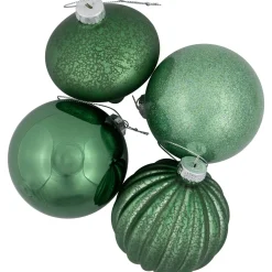 Matte and Shiny Finish Ball Glass Christmas Ornaments - 3
